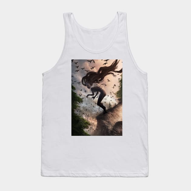 The Wildwood Witch Tank Top by ethanharrisart